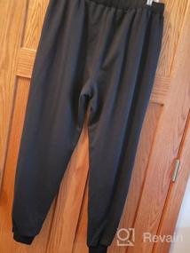 img 5 attached to Men'S Fleece Jogger Pants: Workout, Running & Athletic Sweatpants With Drawstring, Loose Fit & Pockets