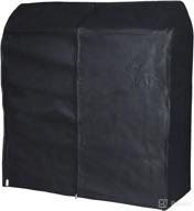 👕 hangerworld 4ft wide clothes rack cover in black – breathable nylon with zipper (cover only) logo