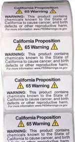 img 2 attached to Protect Your Customers With FirstZi P65 Warning Labels - 2X1 Inch Self-Adhesive Stickers, 500 Labels, Perforated For Easy Peeling, Chemical Health Alert Symbols