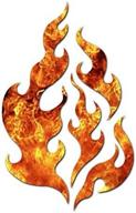 fire flames art sticker orange логотип