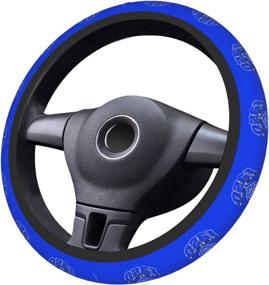 img 1 attached to Universal Steering Wheel Cover Women