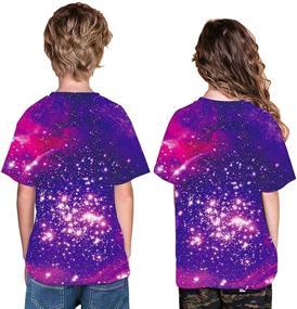 img 3 attached to SAYM Galaxy Moisture Wicking Shirts Boys' Clothing at Tops, Tees & Shirts