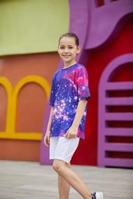 img 1 attached to SAYM Galaxy Moisture Wicking Shirts Boys' Clothing at Tops, Tees & Shirts