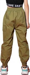 img 1 attached to Loose Fit Hip Hop Kids' Cargo Jogger Pants For Boys And Girls - Perfect For Street Dance