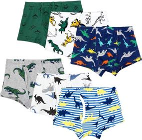 img 3 attached to 🦕 BOOPH Briefs Dinosaur Toddler Underwear: Boys' Clothing Made Fun!