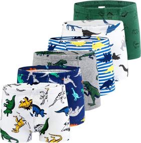 img 4 attached to 🦕 BOOPH Briefs Dinosaur Toddler Underwear: Boys' Clothing Made Fun!