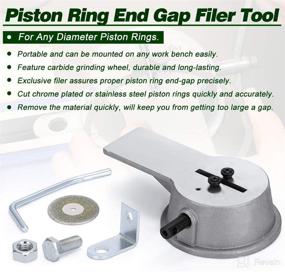 img 3 attached to 🔥 PQY 66785 Manual Piston Ring Filer: Efficient Carbide Grinding for Precision Results