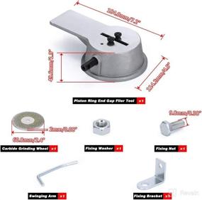 img 2 attached to 🔥 PQY 66785 Manual Piston Ring Filer: Efficient Carbide Grinding for Precision Results