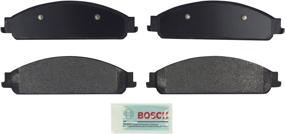 img 1 attached to 🔵 Bosch BE1070 Blue Disc Brake Pad Set - FRONT: Ultimate Braking Efficiency for Superior Front-end Performance