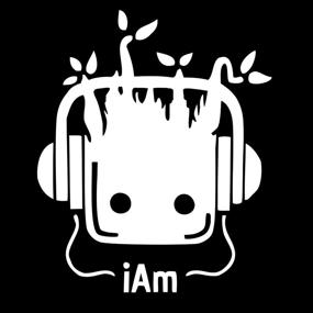 img 1 attached to 🌿 Signage Cafe I Am Groot Vinyl Decal - Perfect for Windows, Cars, Trucks, Tool Boxes, Laptops, and Tablets - 6" Inches, White