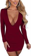 lagshian womens bodycon sleeve ruched women's clothing - dresses logo