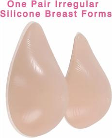 img 3 attached to Irregularity Meets Comfort: Vollence Silicone Breast Forms For Mastectomy Prosthesis