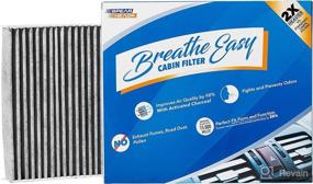 img 4 attached to Spearhead Premium Breathe Filter Activated Replacement Parts : Engine Cooling & Climate Control