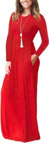 img 2 attached to 👗 DEARCASE Casual Sleeve Dresses with Pockets for Women's Clothing via Dresses