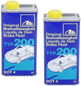 img 1 attached to 🔝 High Performance Set of 2 Brake Fluid DOT4TYP200 by ATE: Superior Quality for Smooth Braking