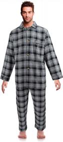 img 3 attached to Casual Trends Classical Sleepwear Flannel Men's Clothing for Sleep & Lounge