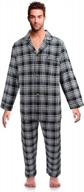 casual trends classical sleepwear flannel men's clothing for sleep & lounge logo