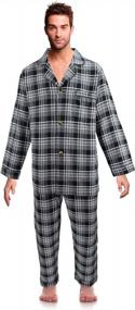 img 4 attached to Casual Trends Classical Sleepwear Flannel Men's Clothing for Sleep & Lounge