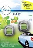 🚗 gain original febreze car vent clips air freshener - 2 count логотип