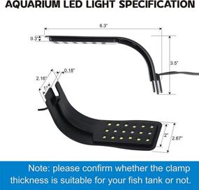 img 1 attached to Water Rebirth Aquarium Clip Пресноводное освещение