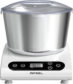 img 4 attached to Effortlessly Mix And Knead Dough With Aifeel'S 800W Electric Kitchen Mixer Maker