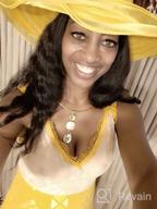 img 1 attached to Stunning Wide Brim Kentucky Derby Church Hat For Women - Perfect For Bridal Tea Parties And Weddings, In Yellow Fascinator Style review by Randy Butler