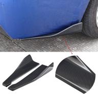 aishun dtouch rear bumper lip lower corner valance covers splitter spoilers (6048#carbon) logo