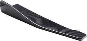 img 2 attached to Aishun Dtouch Rear Bumper Lip Lower Corner Valance Covers Splitter Spoilers (6048#Carbon)