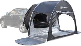 img 4 attached to 🏕️ SUV Camping Tents | Car & Camper Multipurpose Truck Tent | Universal Fit Camping Tent Connected to Vehicle