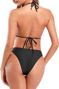 img 3 attached to 👙 SHEKINI Womens Triangle Brazilian Swimsuits: Stylish Women's Clothing for Unforgettable Beach Days