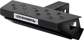 img 3 attached to 🛡️ Go Rhino! HS1012T HS-10 Hitch Skid Step: A Smart Solution for Extra Protection and Easy Access