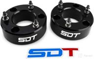 🚚 street dirt track 2" front leveling lift kit - black billet strut spacers for 2004-2022 nissan titan and 2004-2015 nissan armada 2wd 4wd логотип