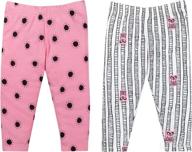 👖 lamaze organic baby girls' pull-on leggings - 2-pack логотип