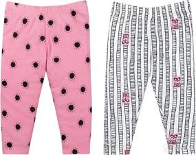 img 4 attached to 👖 Lamaze Organic Baby Girls' Pull-On Leggings - 2-Pack