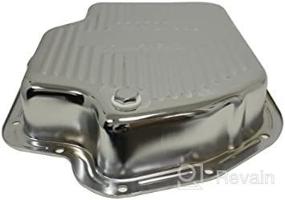 img 3 attached to 🚗 Enhanced Chevy/GM Turbo TH-400 Steel Transmission Pan (Deep Sump) - Chrome