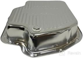 img 4 attached to 🚗 Enhanced Chevy/GM Turbo TH-400 Steel Transmission Pan (Deep Sump) - Chrome