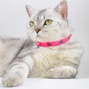 img 3 attached to Collar Adjustable Kitten Collars Safety Cats