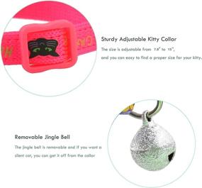 img 1 attached to Collar Adjustable Kitten Collars Safety Cats