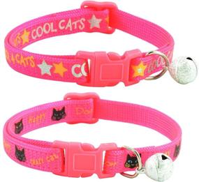 img 4 attached to Collar Adjustable Kitten Collars Safety Cats