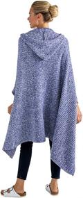 img 1 attached to Softies Womens Marshmallow Hooded Shawl Women's Clothing : Swimsuits & Cover Ups