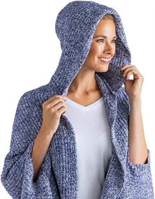 img 3 attached to Softies Womens Marshmallow Hooded Shawl Women's Clothing : Swimsuits & Cover Ups