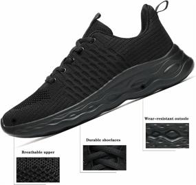 img 3 attached to Kvovzo Running Comfort Breathable Sneakers Women's Shoes in Athletic