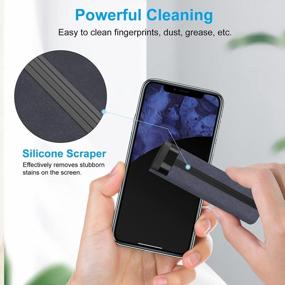 img 1 attached to BoYata 3-In-1 Touchscreen Screen Cleaner Kit - Portable Reusable Mist Spray Bottle & Microfiber Cloth For Fingerprint-Proof Cleaning Of Phones, Laptops, Tablets, Monitors, And Car Screens