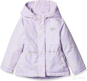 img 4 attached to Midweight Hooded Anorak Jacket Floral Apparel & Accessories Baby Boys via Clothing