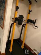 img 1 attached to Multi-Function Power Tower Pull Up Bar Station With J Hook And Dip Station For Home Strength Training Fitness Equipment - ZENOVA review by Jason Vigen