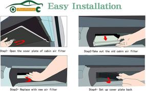 img 1 attached to 🔧 Improved CF11819, CP819 - Pack of 2 Cabin Air Filter Replacements - FD819 Model