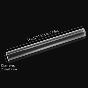 img 2 attached to 🎨 1 Piece Clear Acrylic Clay Roller - Round Tube Design for Polymer Clay Crafts DIY Artistic Projects