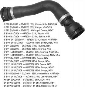 img 3 attached to Upgraded Upper Radiator Coolant Hose For BMW N54/N55 Engines - Perfect Fit For E88/E82, E90/E91/E92/E93, X1 E84 And Z4 E89