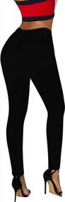 img 2 attached to Roswear Women'S Distressed Skinny Jeans With Mid Rise And Ripped Detailing - Essential Wardrobe Piece