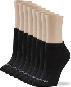 img 2 attached to Women'S No-Show Socks With Cushion - Pack Of 8 For Maximum Comfort